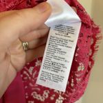 J.Crew J. Crew Womens 2 Scalloped Mock Neck Laced Long Sleeve Top in Dragonfruit NWT Photo 2