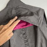 Kate Lord Grey Windbreaker Jacket Full Zip Pockets Golf Outdoor Vacation Gray Size M Photo 9