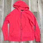 Banana Republic Cashmere Neon Zip Up Hoodie Sweater Women’s Large Photo 0