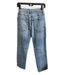 Warp + Weft Jeans Women 4 27 Blue Venture Distressed Crop High Waisted Ripped Photo 2