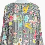 Uncle Frank NWT  Black White Striped Floral Dress Sz S Photo 5