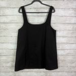 Beginning Boutique Black Jumper Overall Mini Dress Size 12 Photo 2