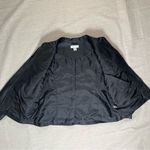 Christopher & Banks  | Black Zip-Up Faux Leather Jacket | PXL Photo 2