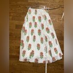 Ash & Eden Anthropologie  floral wrap maxi skirt. Size Large Photo 8