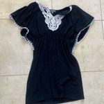 Modmodele Like New Black White Beach Coverup Dress Sz Medium Photo 0