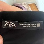 ZARA  black suede jacket cardigan Photo 2