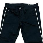 Rag and Bone  For Intermix Black White Leather Piping Jean Legging Size 26 Photo 1