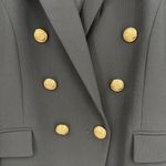 Boston Proper  blazer jacket women's 16 double breasted black career office Photo 5