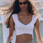 Free People Movement Free People Breathe Deeper Crop Tank White Photo 0