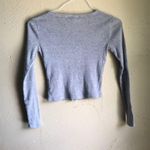 Planet Gold Gray button up cardigan sweater Photo 2