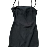 Lulu’s Black Toast to Life Tie Back Mini Dress XS Photo 0