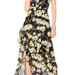 INC Dress 10 Homecoming Semi Formal Maxi Dress Y2K Boho Adjustable Fairy Cottage Black Photo 0