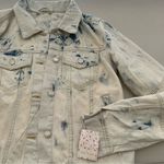 Free People NWT Jones Tie Dye Jean Jacket Medium Photo 0