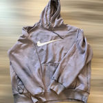 NIKE the athletic dept retro swoosh pullover hoodie Blue Size L Photo 0