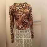 Animal, Leopard Print Front Tie V Photo 2