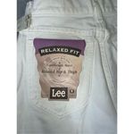 Lee VTG Bermuda Denim White Jean Shorts Relaxed Fit 10 Photo 7