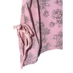 Donna Loren Babydoll Floral Slip Dress Sheer Womens Medium Y2K Floral Roses Lace Pink Photo 4