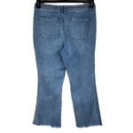 Democracy SZ 14 "Ab"technology Wide Leg Jeans Stretch Frayed Hem Hi-Rise Pockets Photo 3