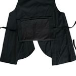 Universal Standard Jenny Black Wool Sleeveless Jacket Vest Tie Belt XS NEW Photo 7