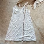 Abercrombie & Fitch Vintage Hollywood Vassarette Slip Dress 32 white Lace Nylon Tricot Lounge Small Photo 5