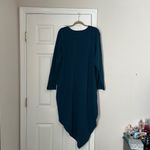 Universal Standard  Shirt Dress Teal Iconic Plus Basic V-Neck Geneva Size XL 26 Photo 5