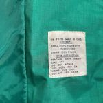 Vintage 80s Micki Green Long Raincoat Belt Lined Quilted Korea 9 10 Medium Photo 9