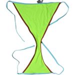 Aerie String Cheeky Bikini Bottom Neon Green Brown Blue M NWT Photo 4