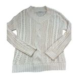 Active USA  cable knitted creme colored sweater long size medium Photo 0