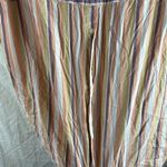 Madewell short sleeved button down striped women’s top size medium Photo 6