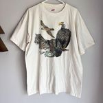 Vintage Bald Eagle Wolf Wildlife Minnesota T Photo 0