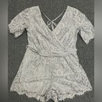 Trixxi Women’s  Baby Blue Romper Size L Photo 0