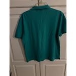 Calvin Klein Womens Classic Fit Teal Polo Shirt Size M Photo 3