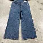 RE/DONE NWT  WIDE LEG JUMPSUIT RUSTIC INDIGO SZ 25 Photo 4