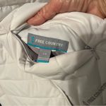 Free Country  Women's White Puffer Vest Sherpa Lined Size Large Photo 2