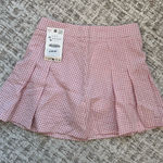 ZARA  Gingham Pleated Skirt Photo 0