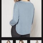 Outerknown Heather Gray Solstice Cutaway Crewneck Photo 4