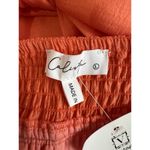 NWT Colesta Orange Dress Ruffle Large Open Back With Tie Stunning Photo 5