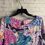 Lilly Pulitzer Waverly top in "All that she wants" print size medium artsy chic Photo 5