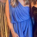 The Pants Store Blue One Shoulder Romper  Photo 0