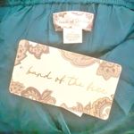 BAND OF THE FREE | Celene Deep Teal Layered Midi Skirt Floral | Size Small Blue Photo 8