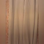 On Twelfth Women's Tan Pants Contrasting Fold Over Waistband Wide Leg Trousers Photo 2