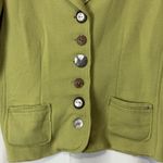 Neon Buddha Large Green Blazer Jacket Stretch Knit Lagenlook Artsy Funky Photo 1