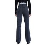 PacSun | 24W x 30L | Ultra Faded Black Denim High Rise Bootcut Button-Fly Jeans Photo 3