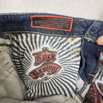 Rock Revival  Women Jessica Skinny Jeans Rhinestones Logo Size 28 x 30 Photo 13