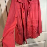 Joules Ladies Cassidy Safari Jacket in Bright Coral Color Size US 10 / UK 14 Size M Photo 3