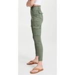 Spanx Stretch Twill Ankle Cargo Pant in Soft Sage Green Size Small Photo 5