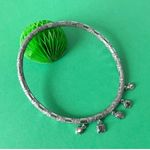 Silver gemstone necklace engraving boho magnetic Photo 0