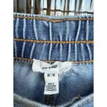 Aerie  Womens Denim Shorts Distressed Frayed Hem Mid Rise Size Medium Photo 1