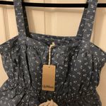 Upwest Cotton Linen Tank size small nwt Blue Photo 3