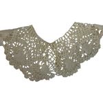 Handmade Antique Vintage Crochet Lace Collar Victorian Beige Edwardian Boho Stunning Photo 0